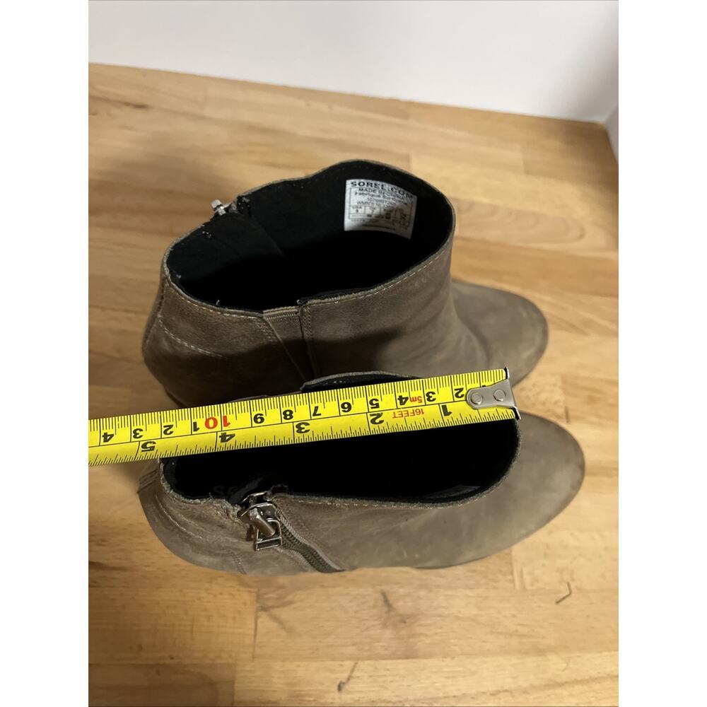 Sorel Boots Womens 9 Joan of Arctic II Wedge Brown Leather Booties - Picture 9 of 9